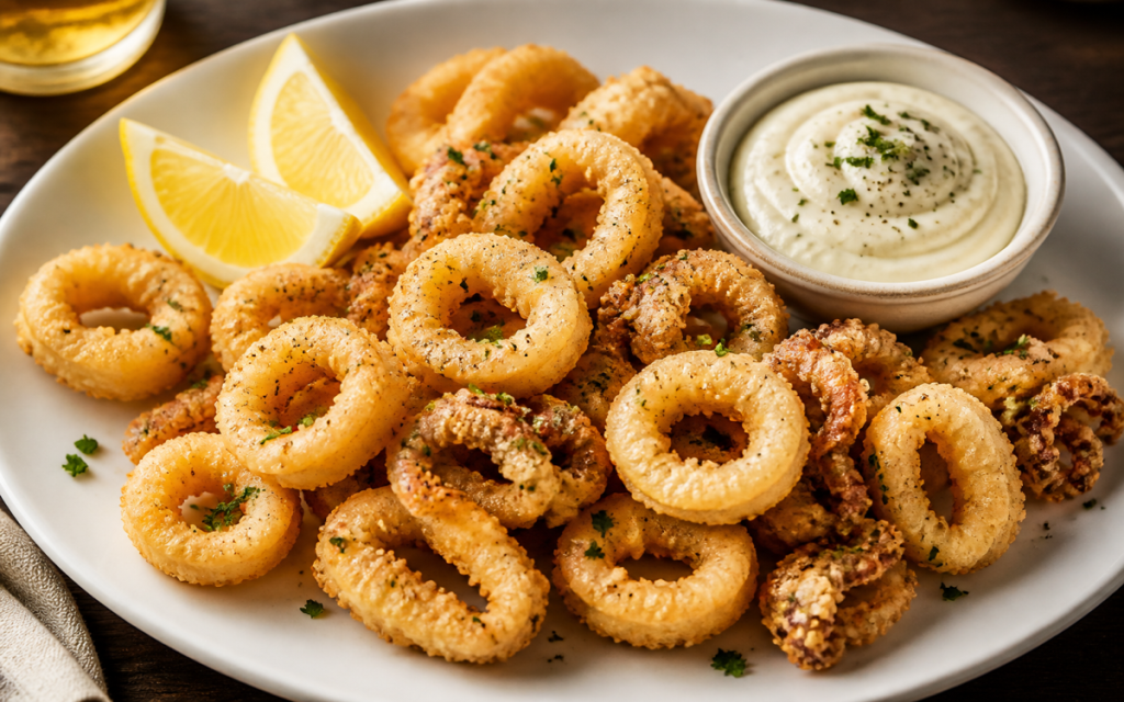 Crispy calamari