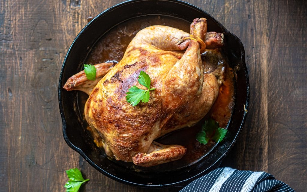 Herb roast chicken