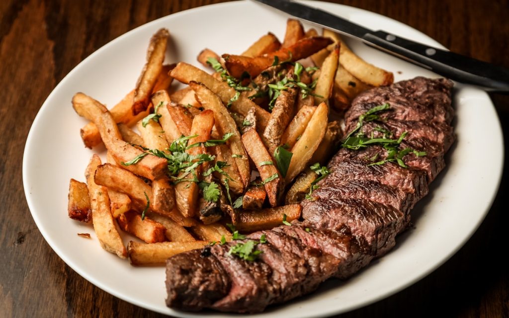 Ribeye & fries